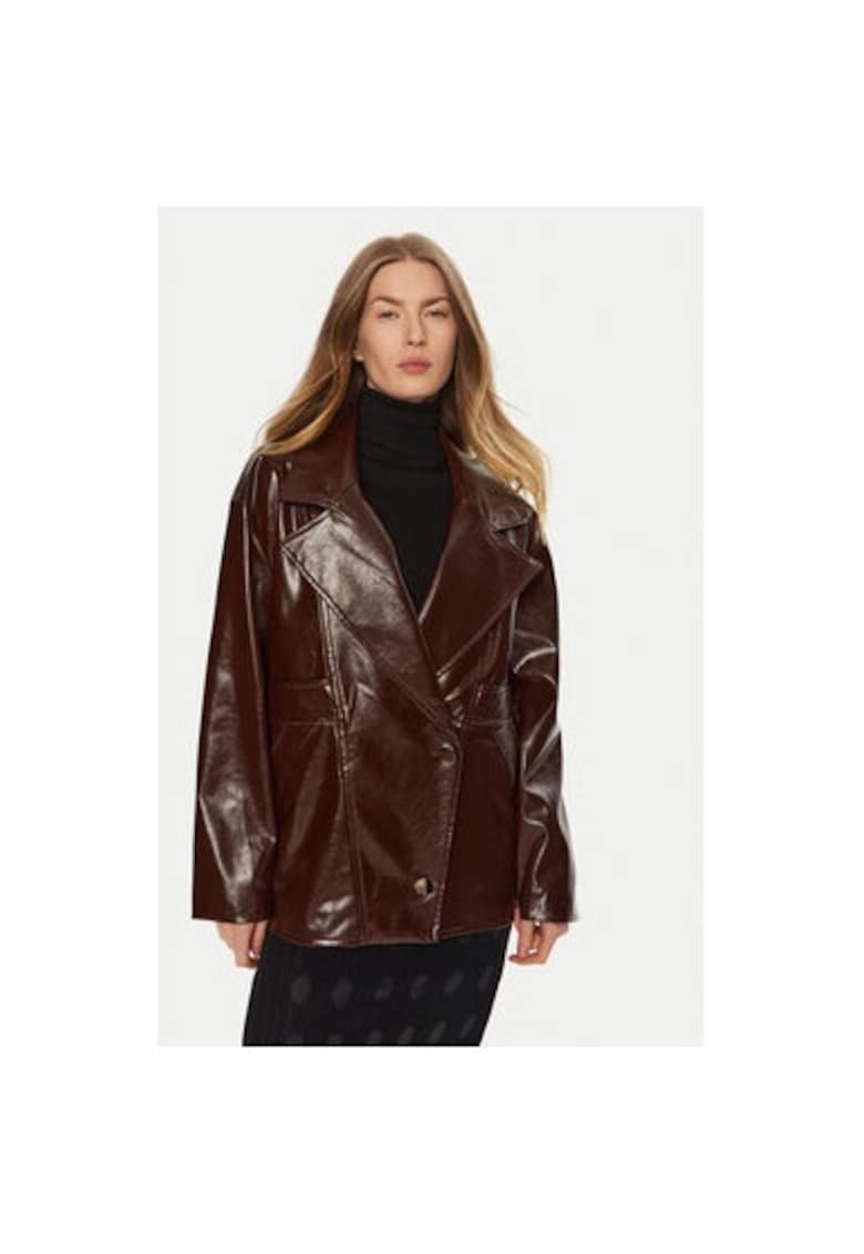 Geaca dama -  304991127 - Piele ecologica - Maro Geaca dama -  304991127 - Piele ecologica - Maro
