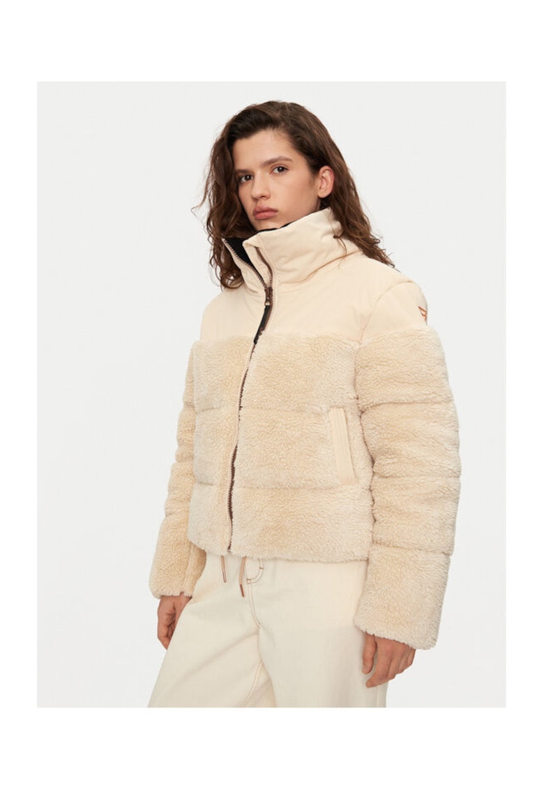 Geaca dama - 304209048 - Poliester - Bej - Bej
