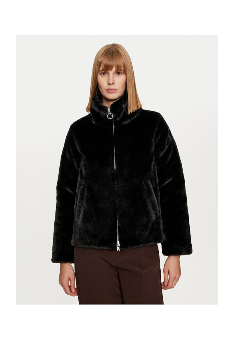 Geaca dama - 304466489 - Poliester - Negru - Negru