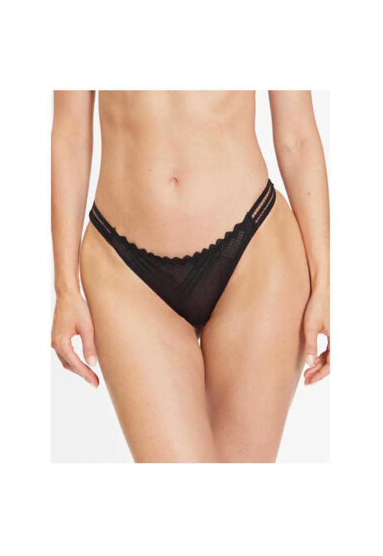 Chiloti dama - 303154332 - Poliamida - Negru Chiloti dama - 303154332 - Poliamida - Negru