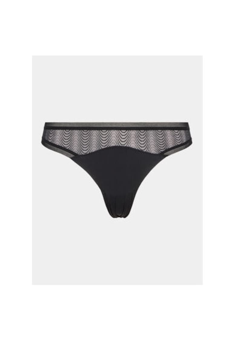 Chiloti dama - 303153991 - Poliamida/Elastan - Negru