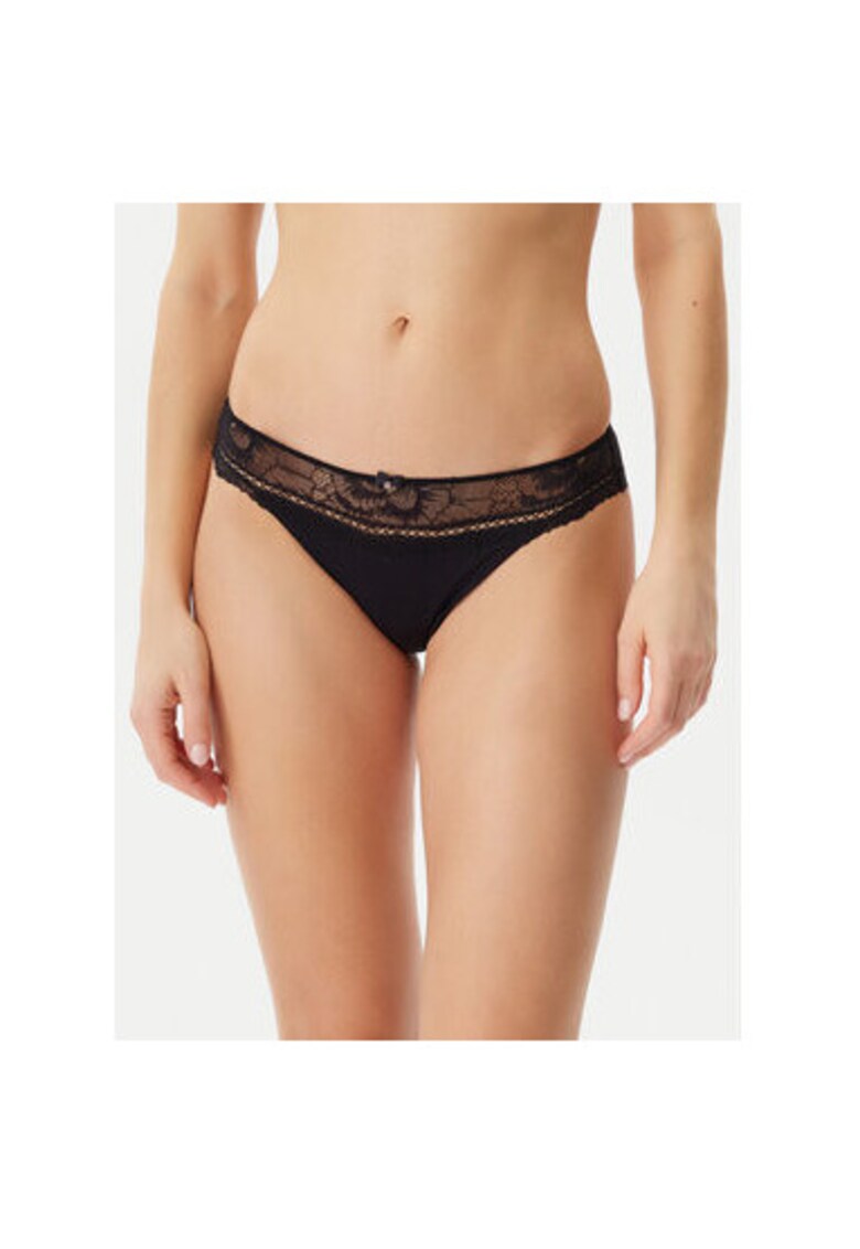 Chiloti dama - 305024251 - Poliamida/Elastan - Negru - Negru