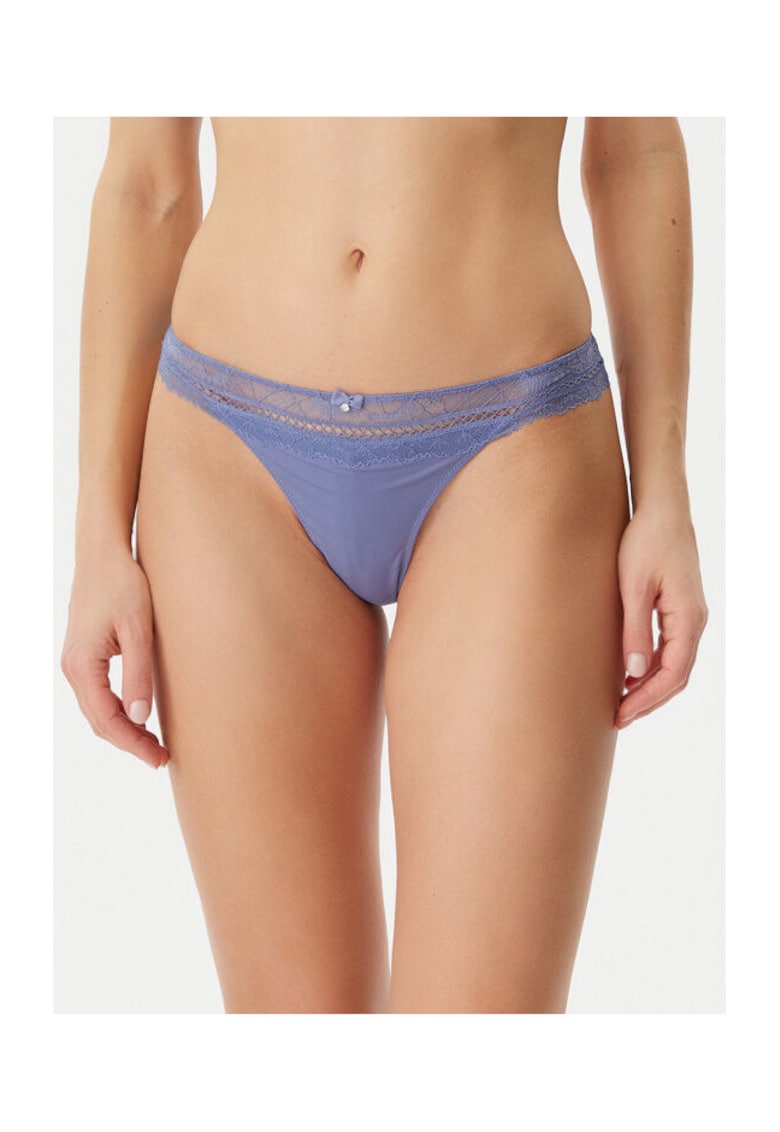 Chiloti dama - 305024220 - Poliamida/Elastan - Albastru - Albastru