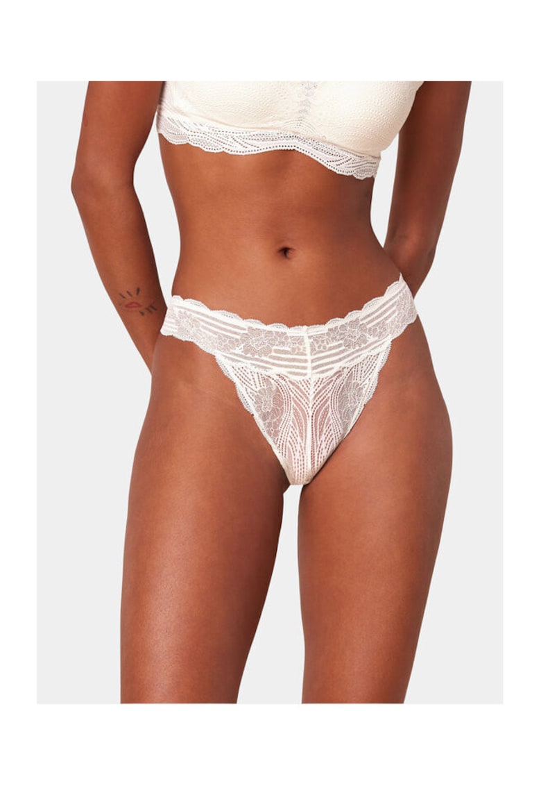 Chiloti dama - 303577681 - Poliamida - Bej - Bej