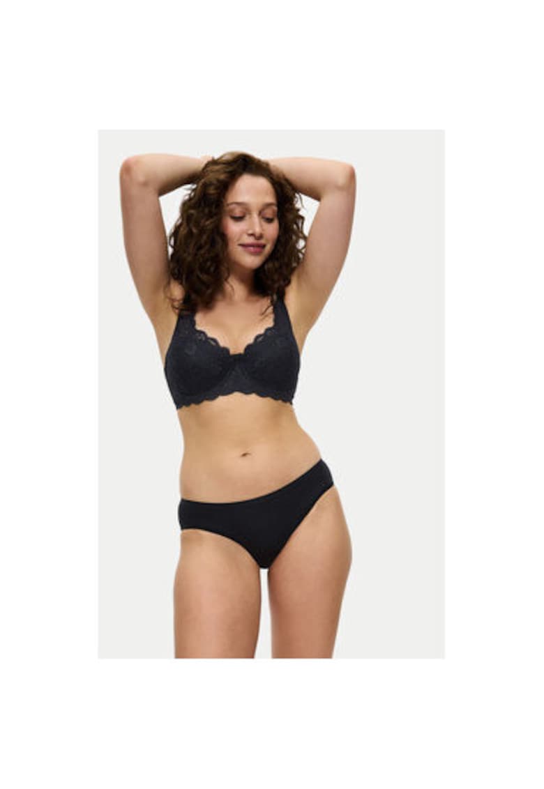 Chiloti dama - 304974830 - Bumbac - Negru