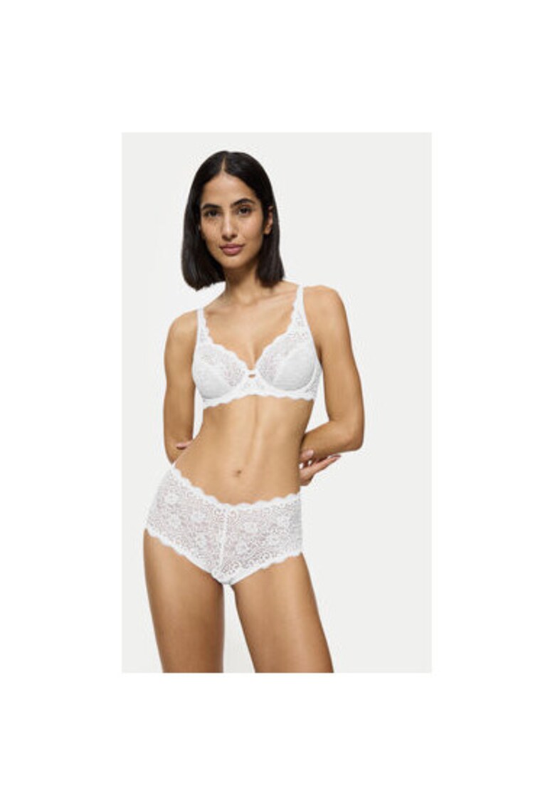 Chiloti dama - 305249975 - Poliamida - Alb - Alb