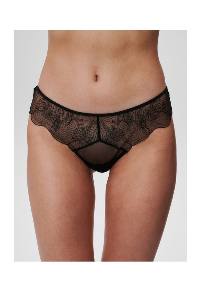 Chiloti dama - 303496524 - Poliester - Negru - Negru