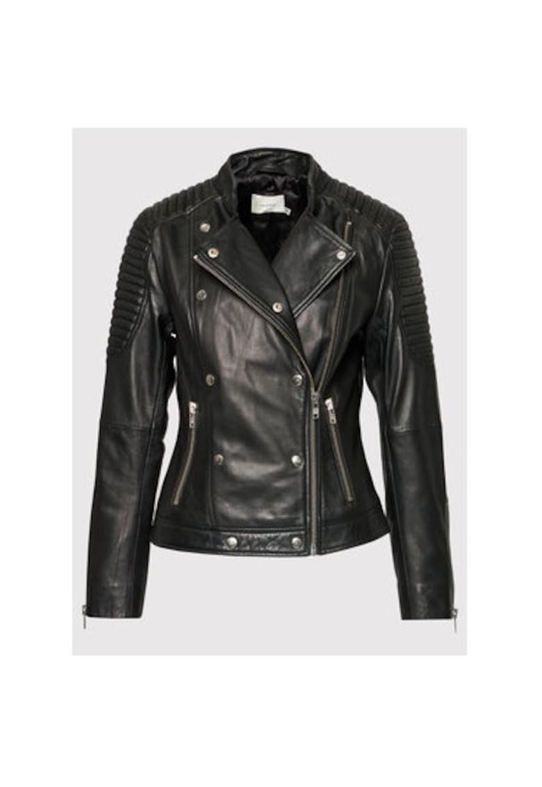 Geaca dama -  209343649 - Piele naturala - Negru