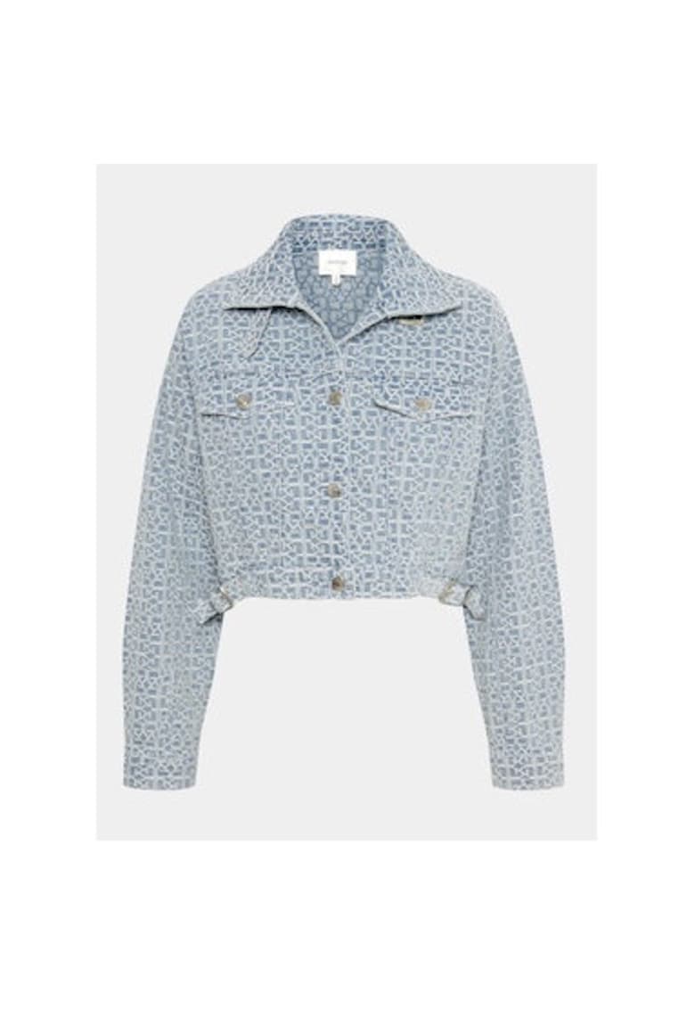 Geaca dama - 303543471 - Bumbac - Albastru