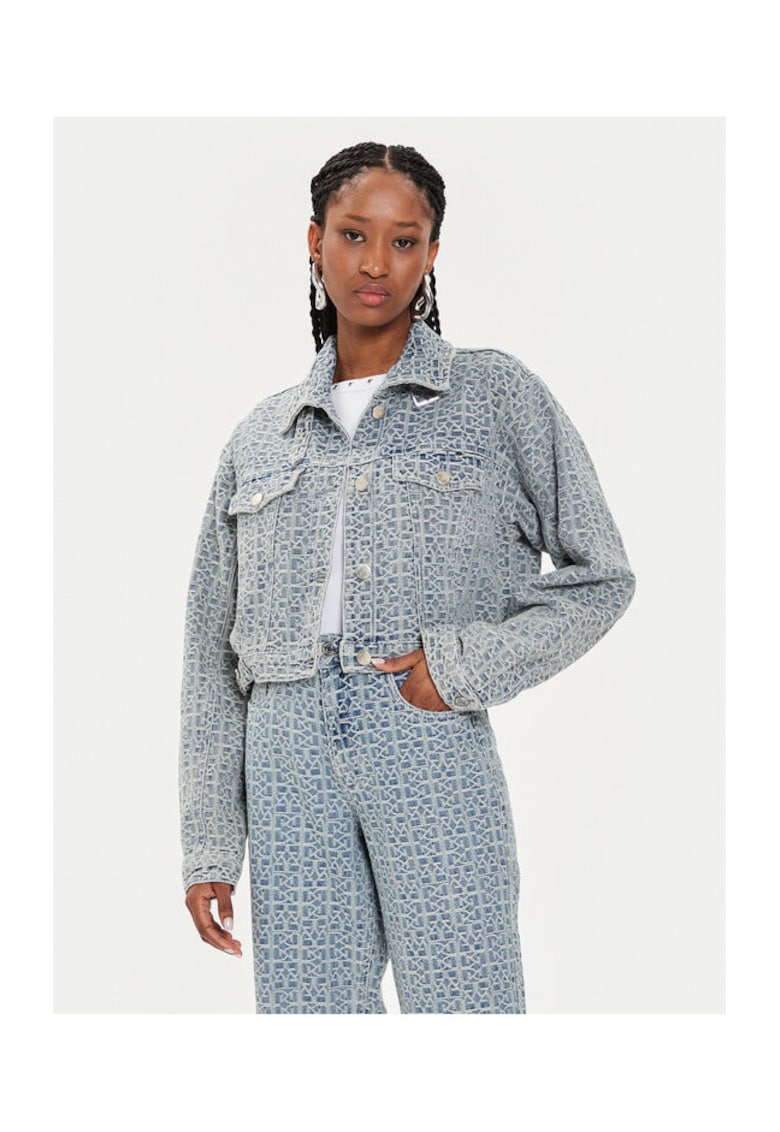 Geaca dama - 303543471 - Bumbac - Albastru - Albastru