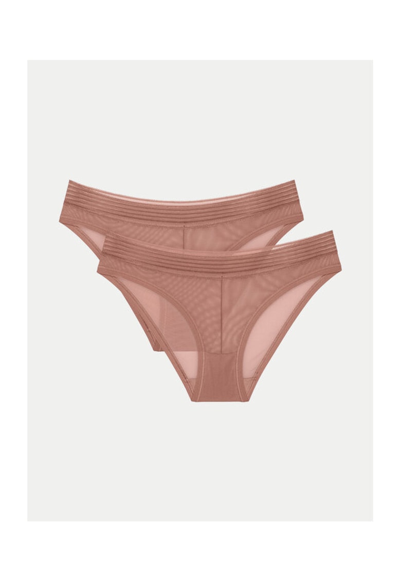 Set 2 chiloti dama - 303579173 - Poliester - Bej - Bej