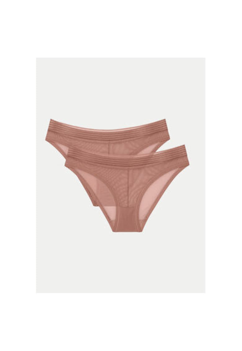 Set 2 chiloti dama - 303579173 - Poliester - Bej - Bej
