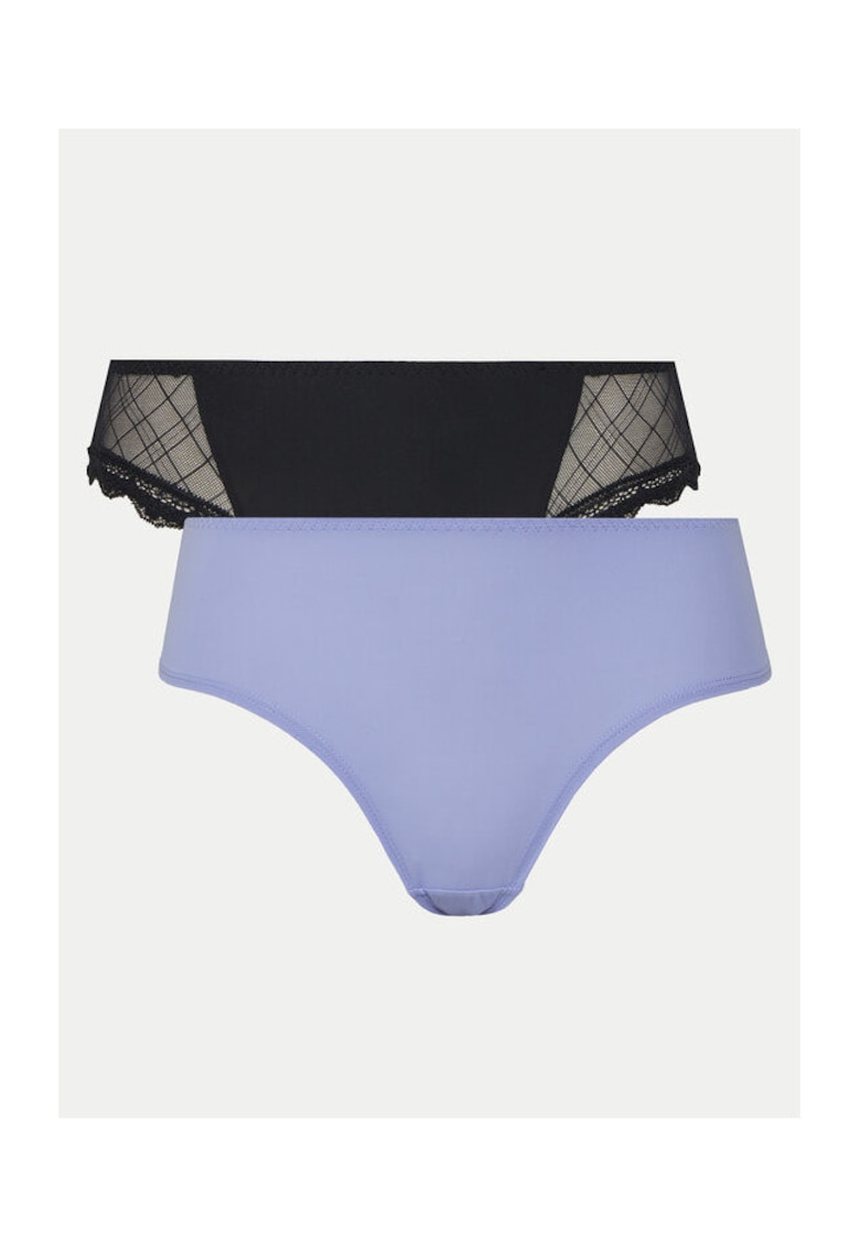 Set 2 chiloti dama - 305235169 - Poliamida - Negru - Negru