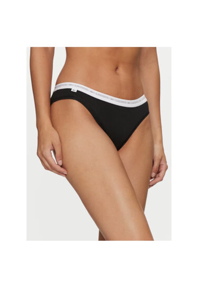 Set 3 chiloti dama -  304596162 - Bumbac - 2XL INTL - Negru