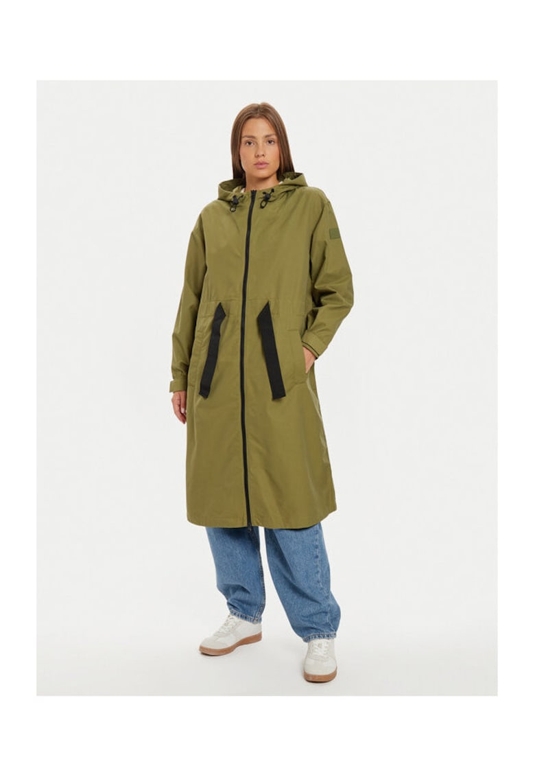 Jacheta dama - 304302619 - Bumbac/Nylon - Verde - Verde