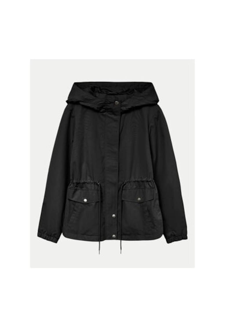 Jacheta dama - 304786167 - Poliester - Negru - Negru