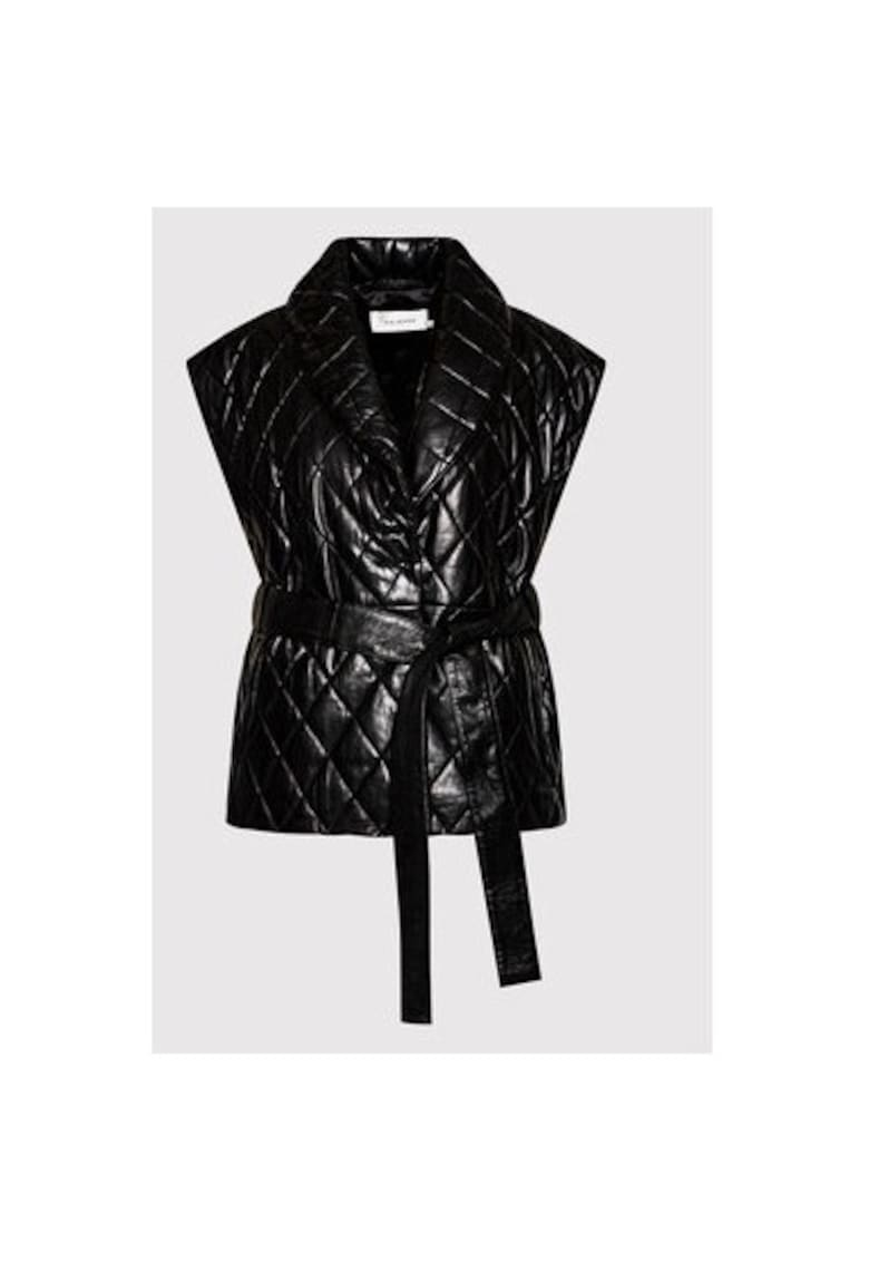 Vesta dama -  209795325 - Piele naturala - Negru