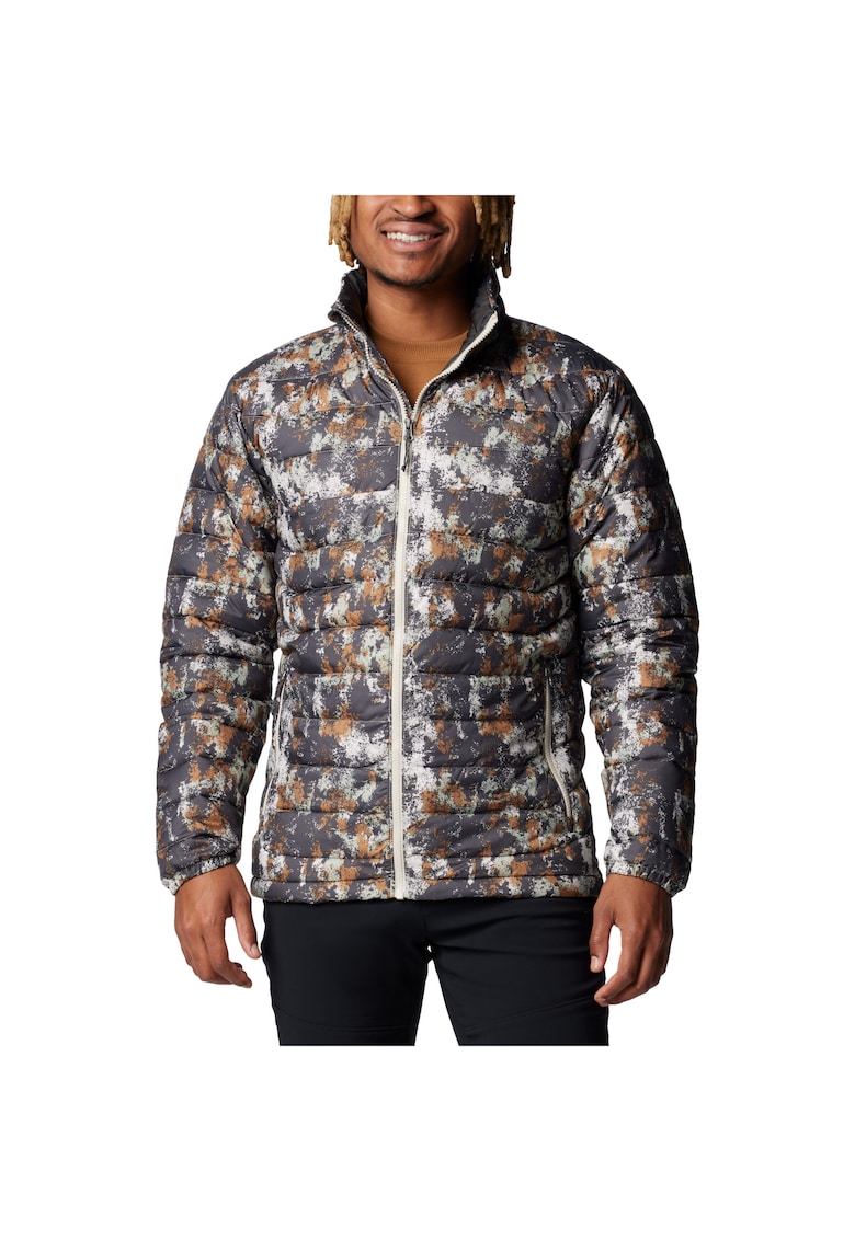 Jacheta sport barbati - Powder Lite II Printed Jacket 2098394 - Gri