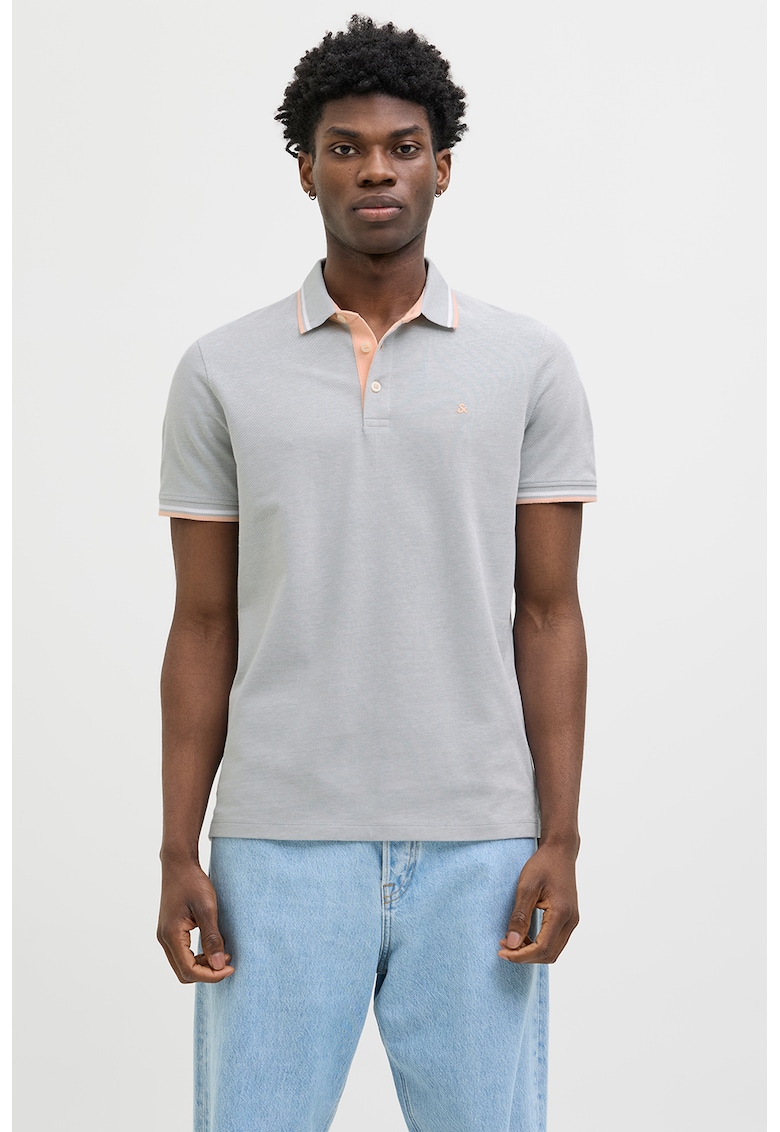 Tricou polo slim fit de bumbac organic Paulos