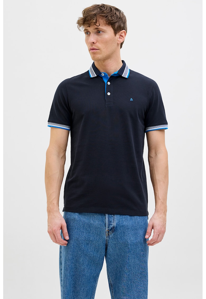 Tricou polo slim fit de bumbac organic Paulos