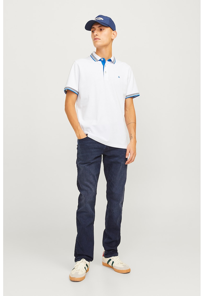 Tricou polo slim fit de bumbac organic Paulos