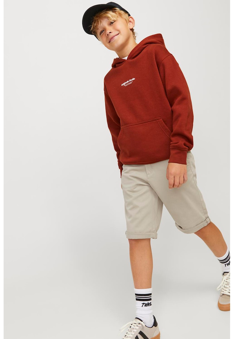 Pantaloni scurti chino cu talie medie Pantaloni scurti chino cu talie medie