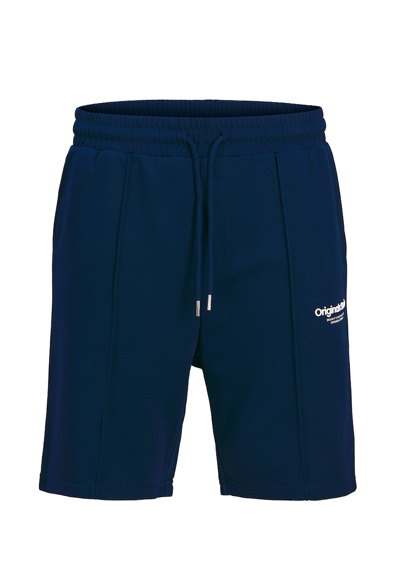 Pantaloni scurti uni cu snur de ajustare