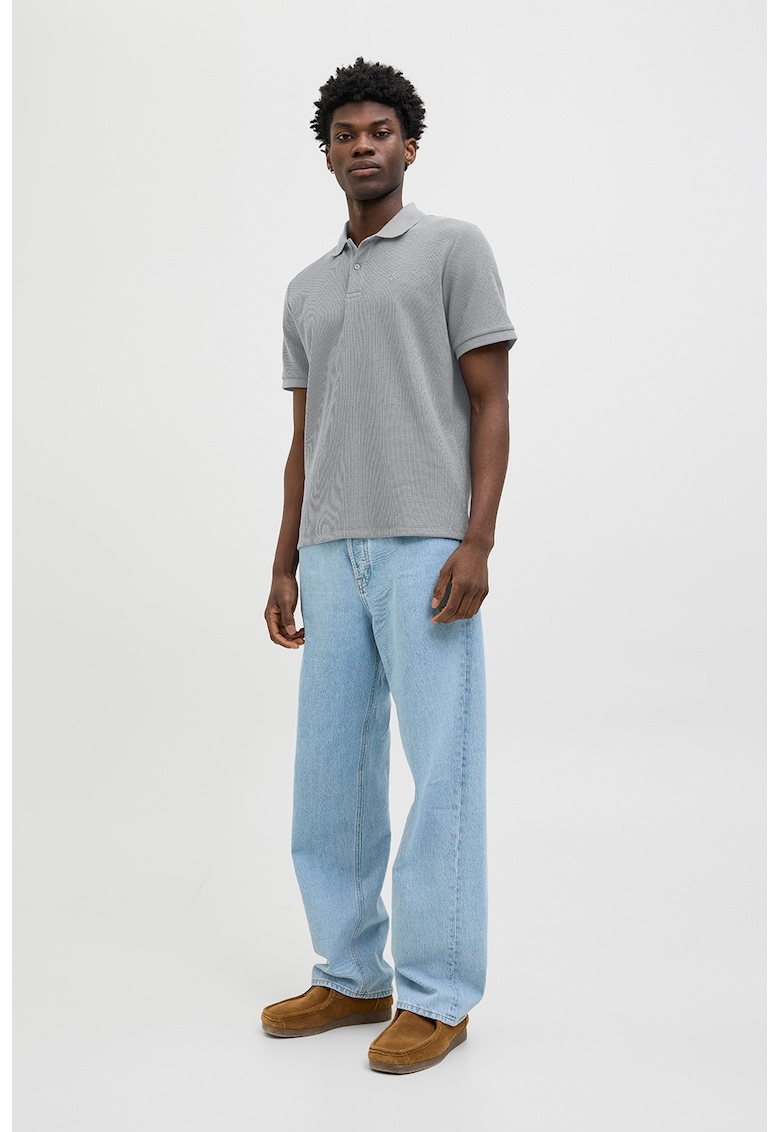 Tricou polo din amestec de bumbac organic