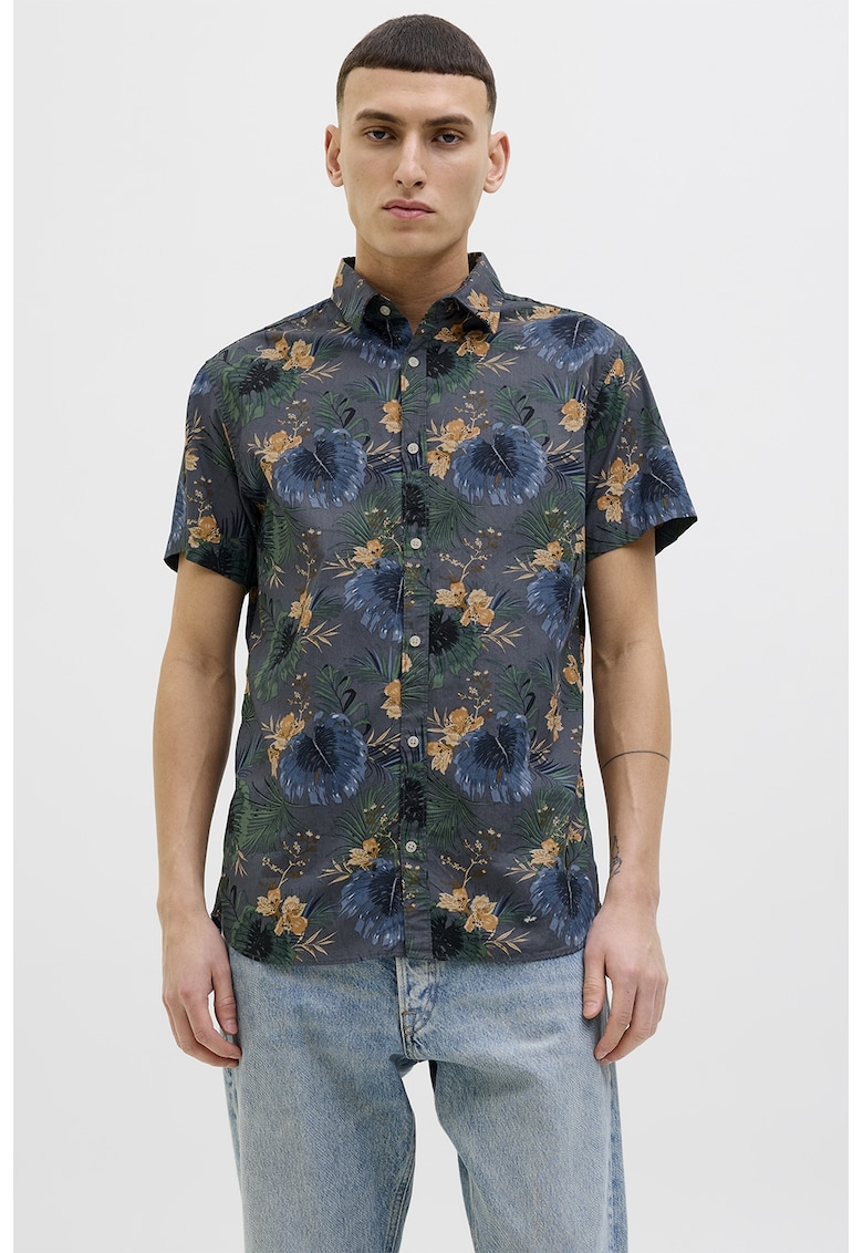 Camasa din bumbac cu model