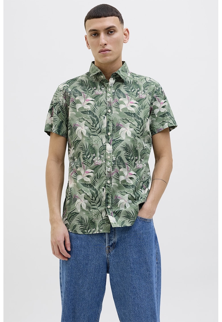 Camasa din bumbac cu model