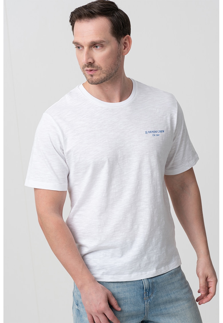 Tricou de bumbac cu imprimeu grafic pe spate