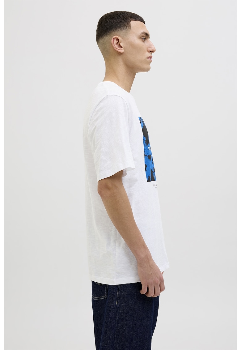 Tricou lejer cu imprimeu pe partea din fata