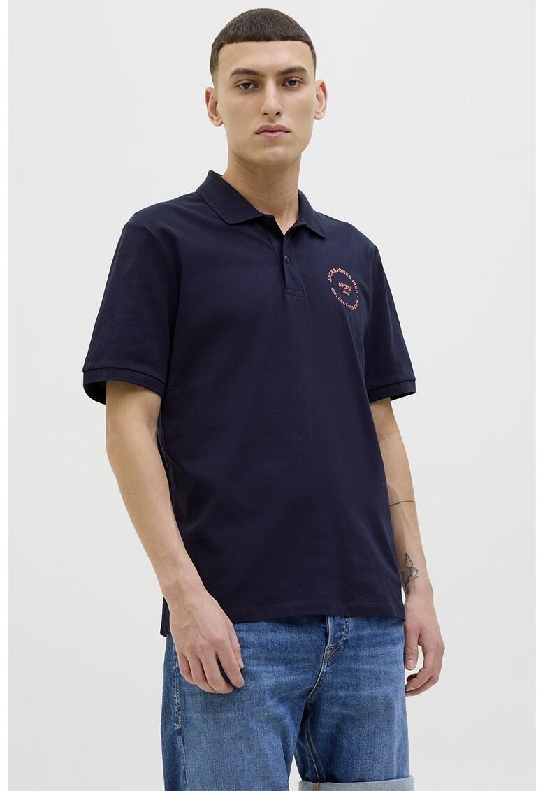 Tricou polo cu logo - Albastru ultramarin