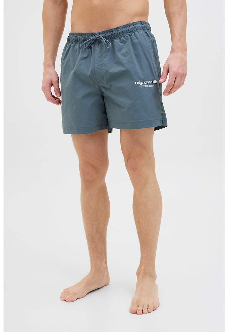 Pantaloni scurti de baie cu snur de ajustare