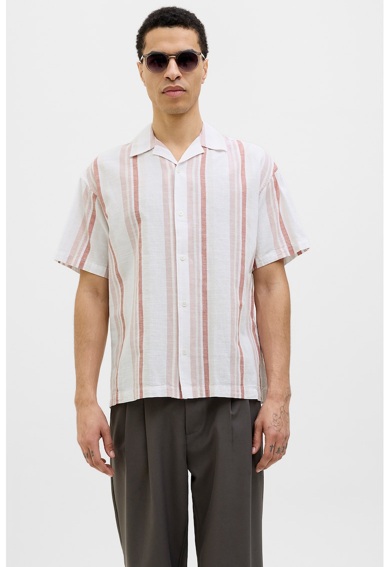 Camasa relaxed fit din amestec de in