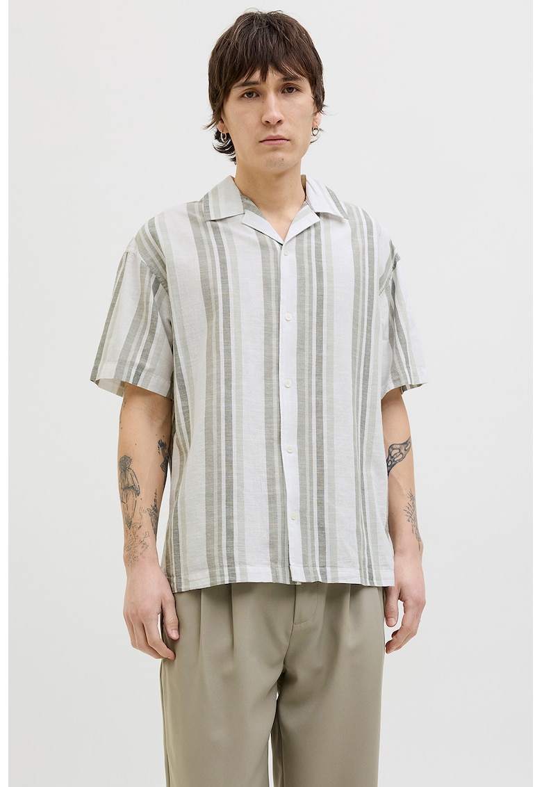 Camasa relaxed fit din amestec de in