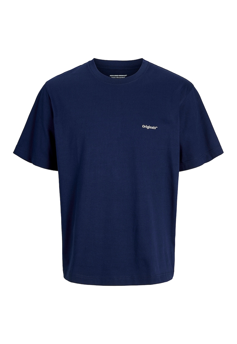 Tricou relaxed fit cu imprimeu pe partea din spate