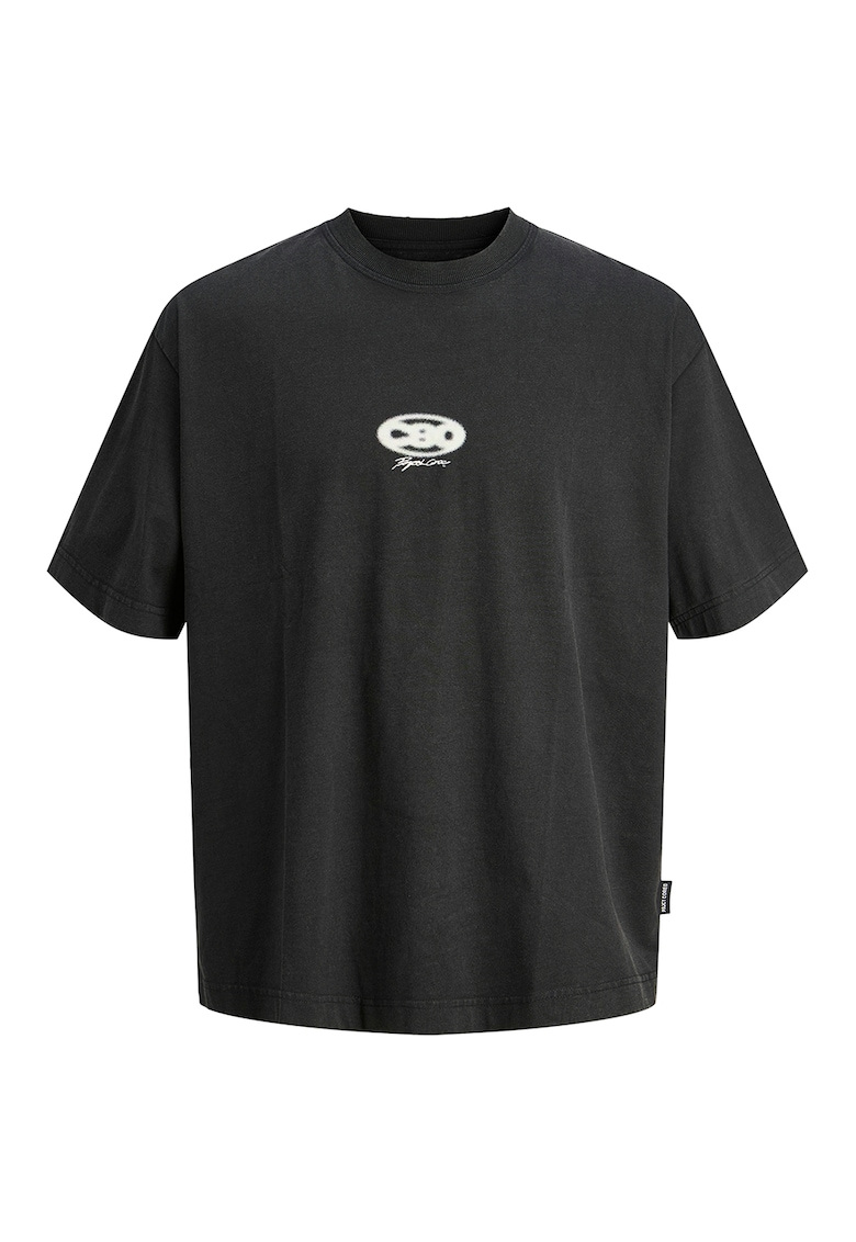 Tricou din bumbac cu model abstract