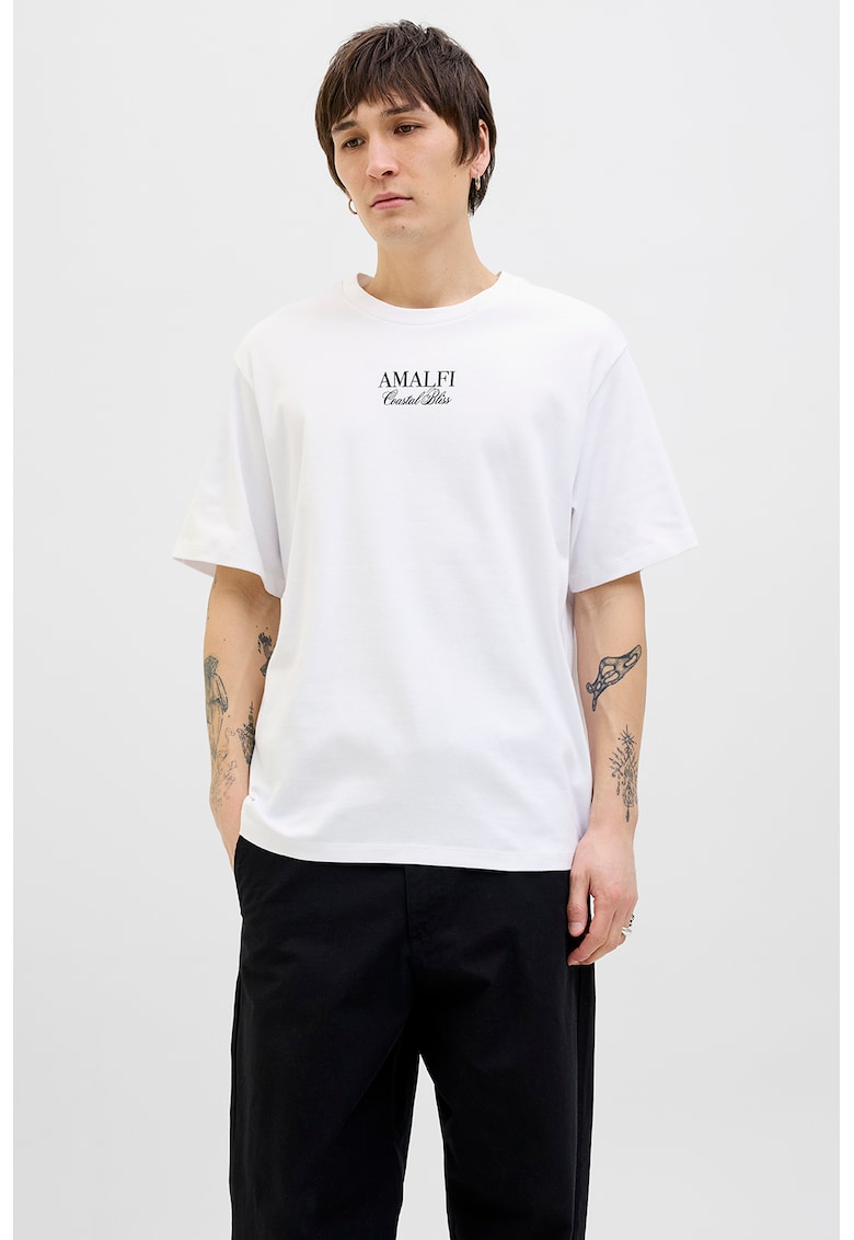 Tricou regular fit din bumbac cu imprimeu grafic pe partea din spate