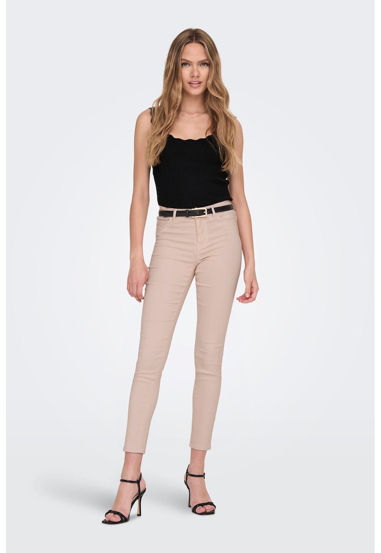 Top slim fit cu striatii