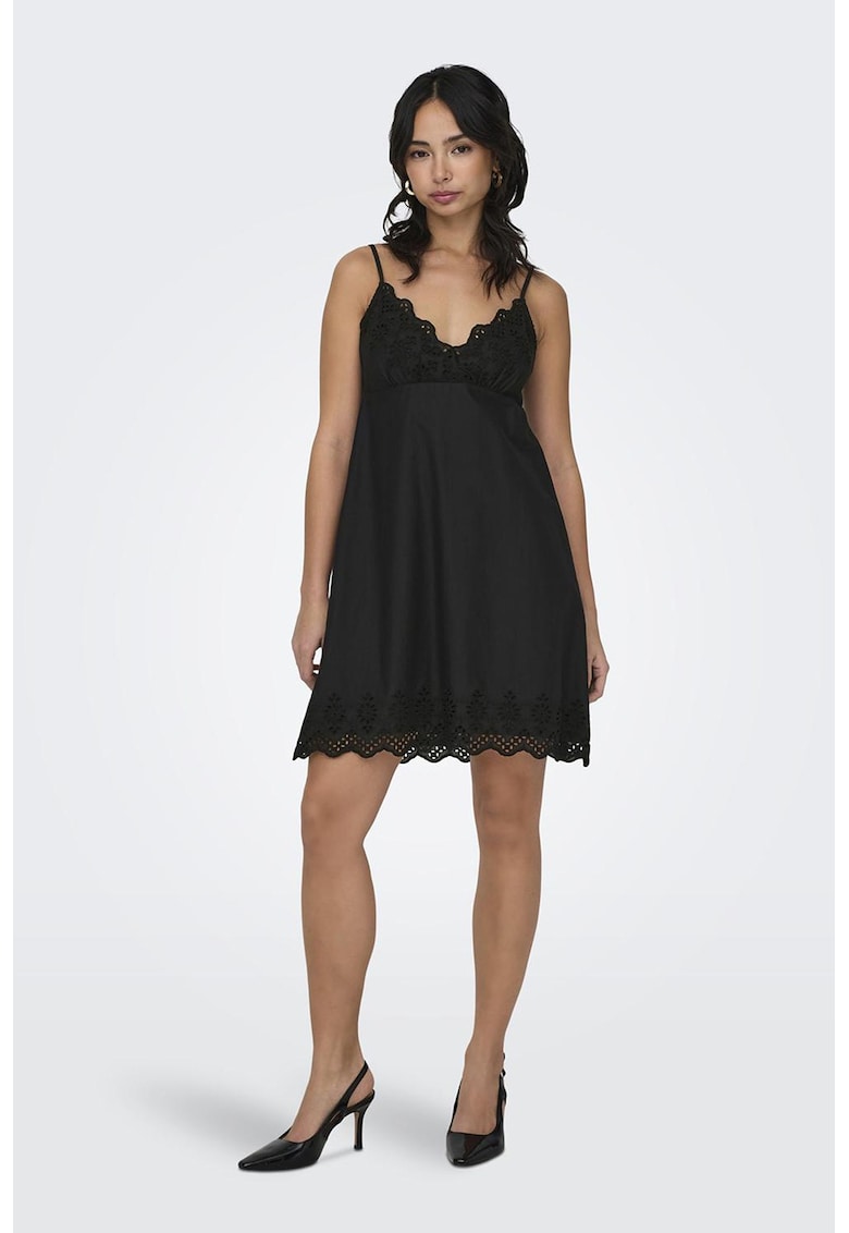 Rochie mini evazatadin amestec de bumbac organic