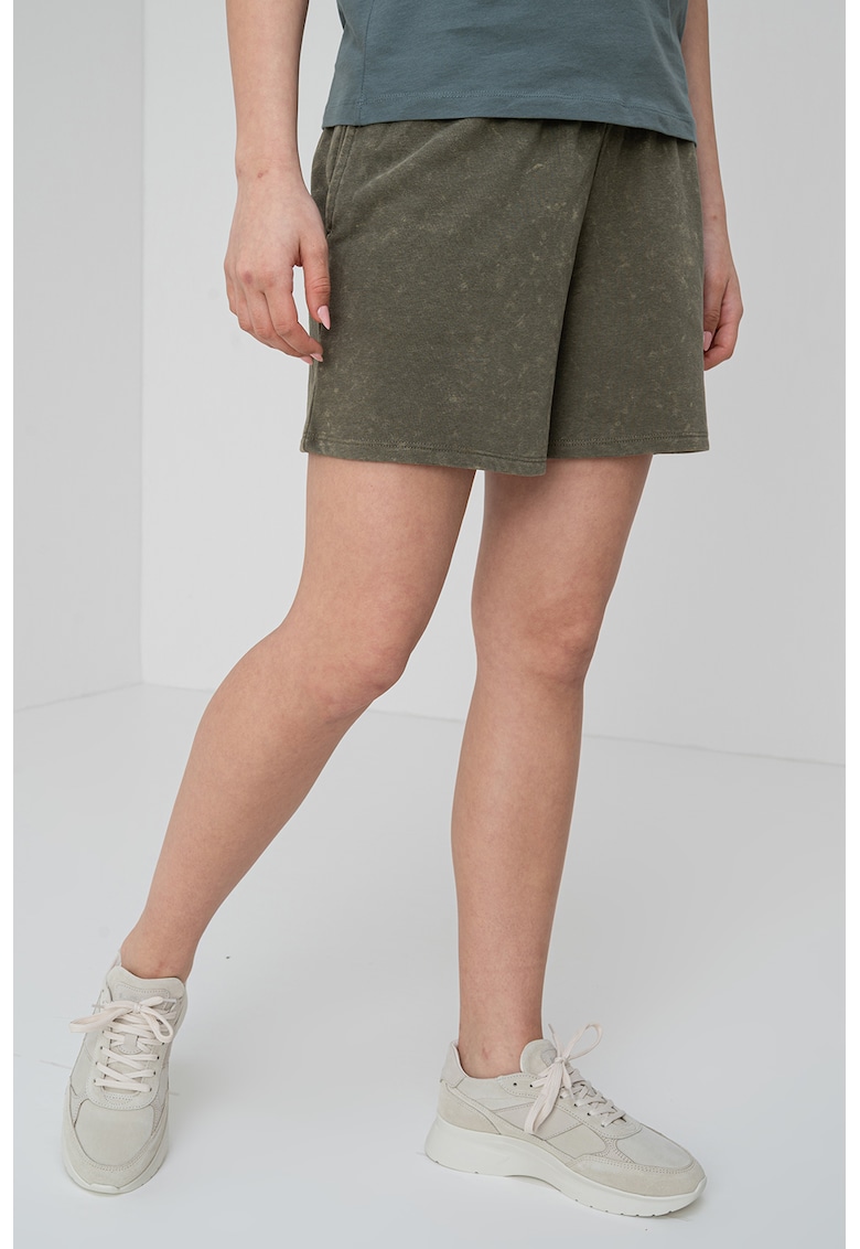 Pantaloni scurti cu snur si buzunare laterale