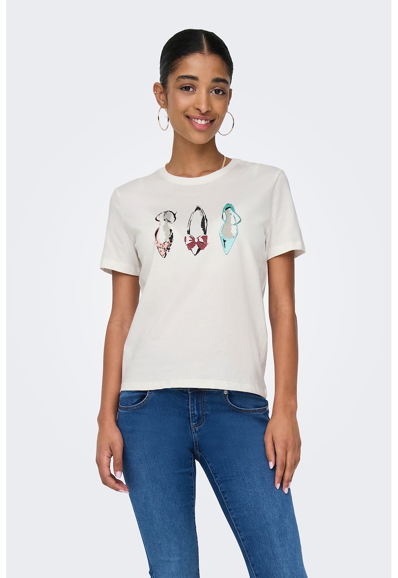 Tricou de bumbac organic cu imprimeu