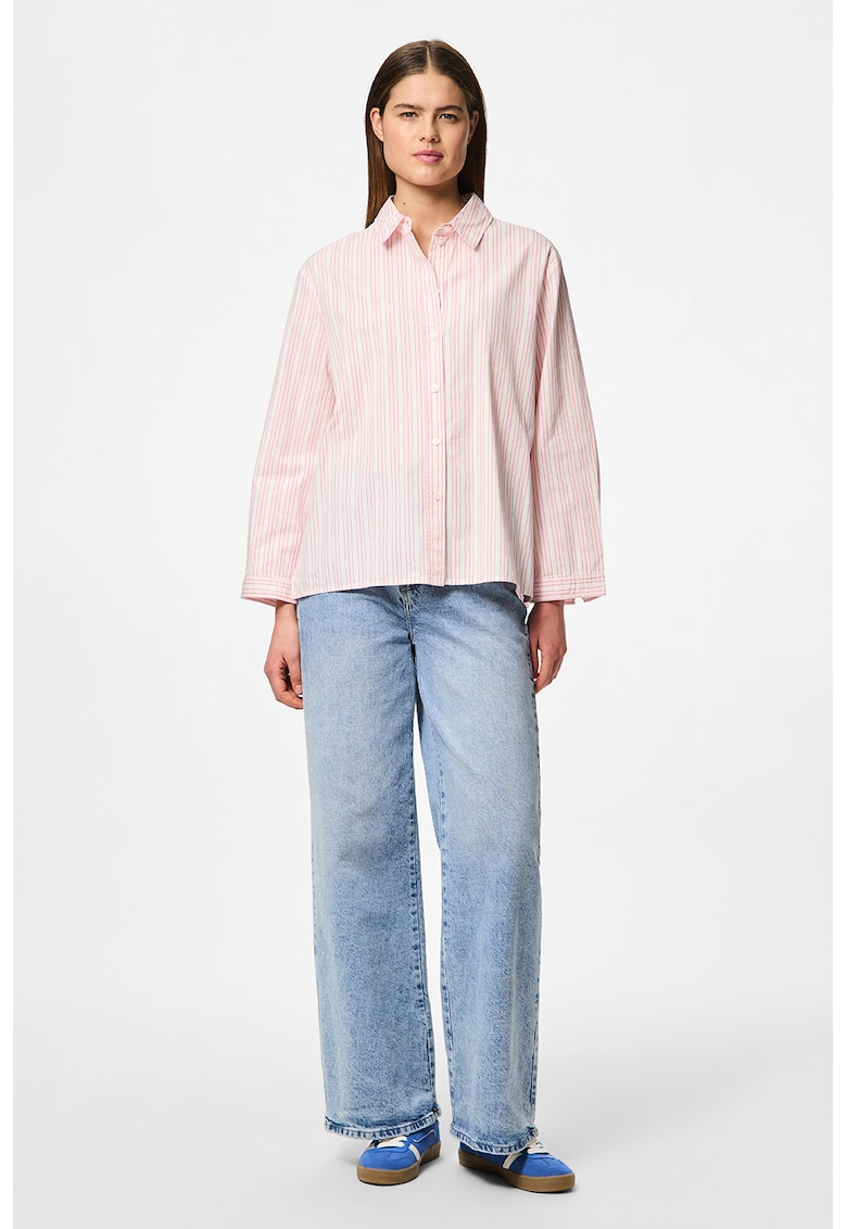 Camasa cu maneci lungi si model in dungi