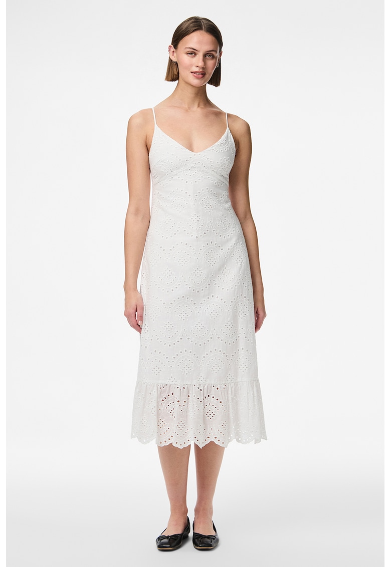 Rochie midi cu dantela Sangallo