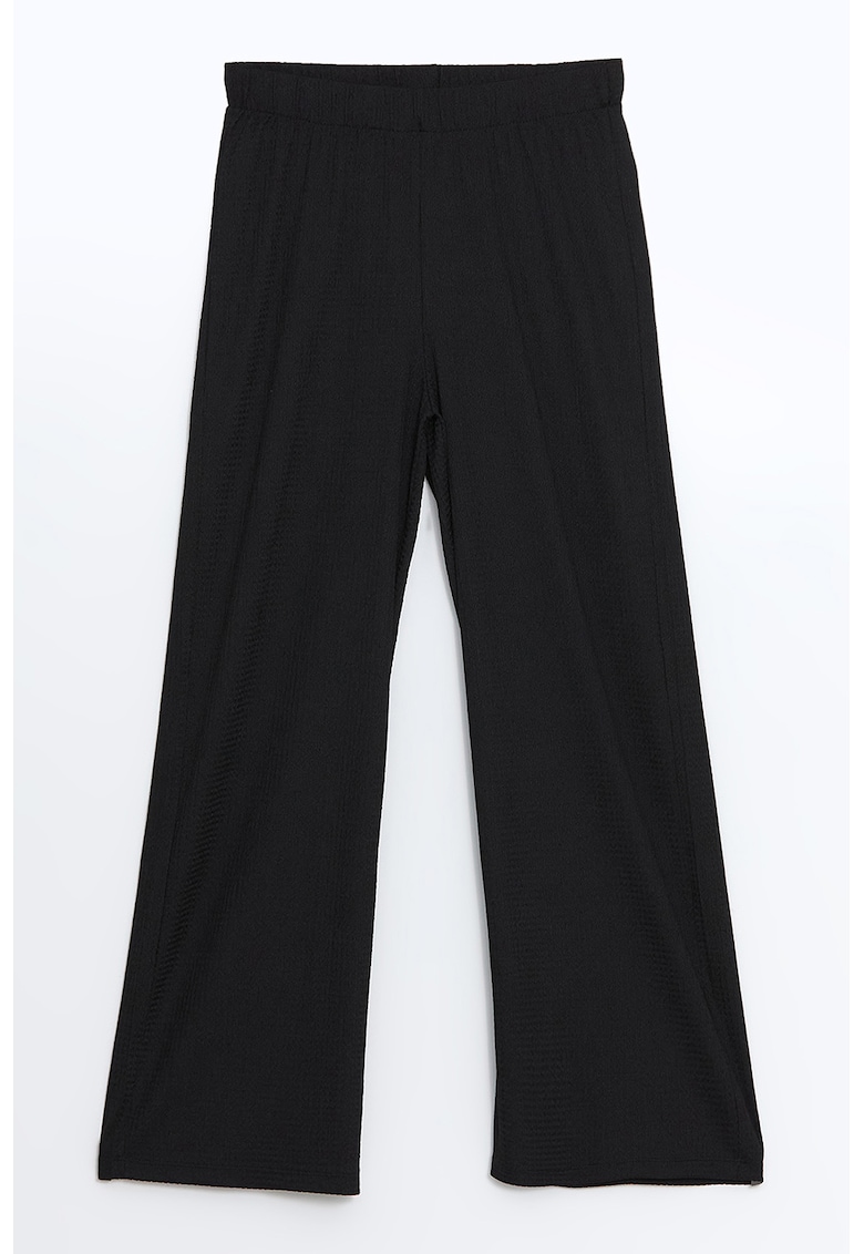 Pantaloni cu croiala ampla - Negru
