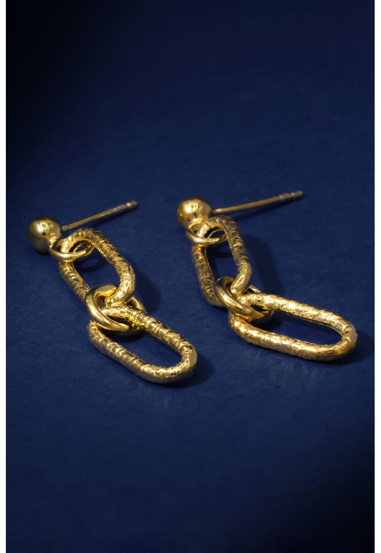 Cercei drop din argint veritabil