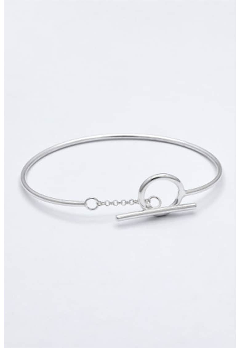 Bratara rigida din argint veritabil - Argintiu