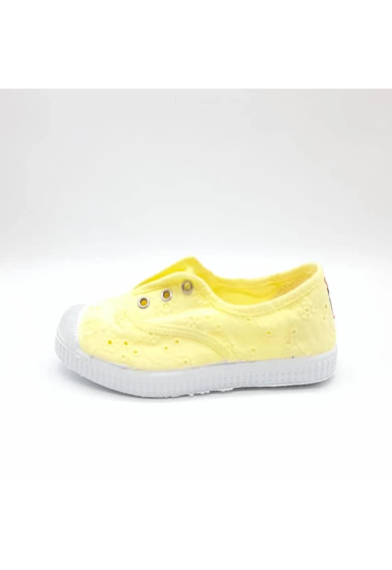 Tenisi Fara Siret Fete -  Model Texturat - Flexibili - 70998-167 - Galben Tenisi Fara Siret Fete -  Model Texturat - Flexibili - 70998-167 - Galben