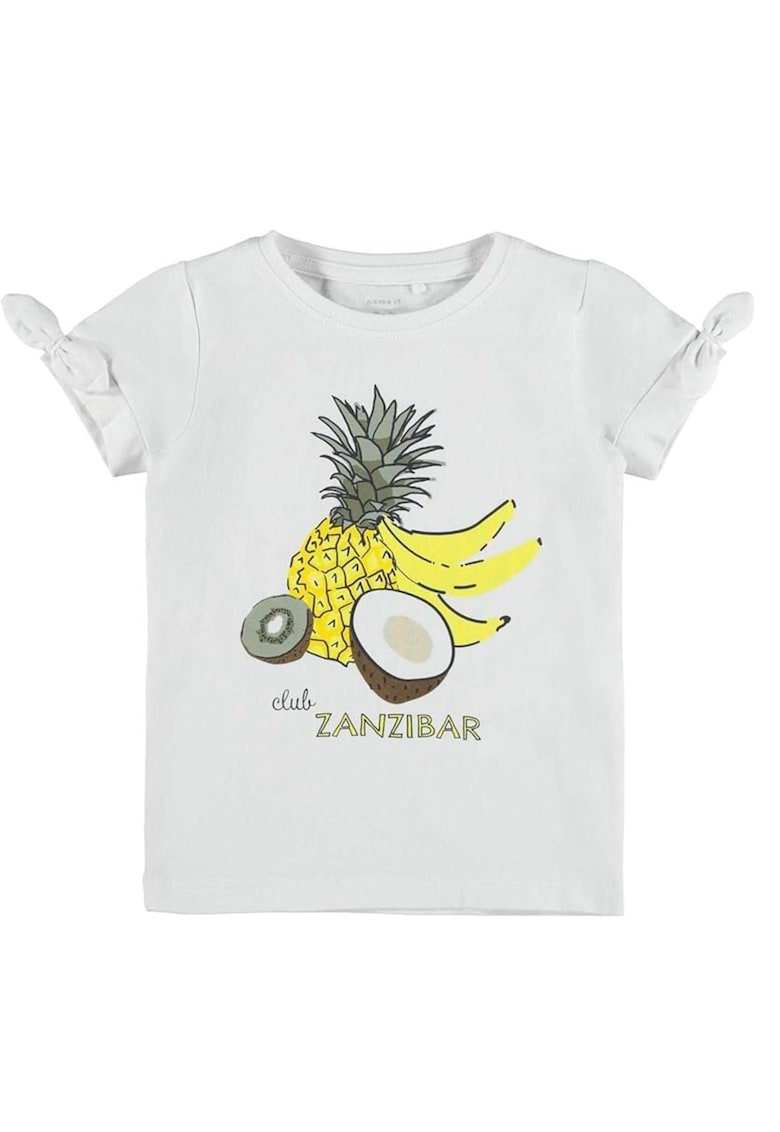 Tricou fete -  Bumbac/Elastan - Alb Tricou fete -  Bumbac/Elastan - Alb